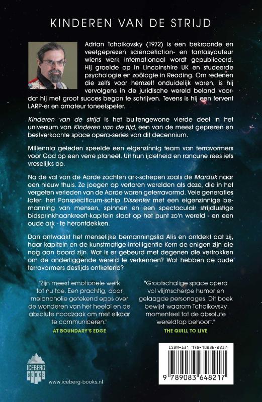 Achterkant van Kinderen van de strijd