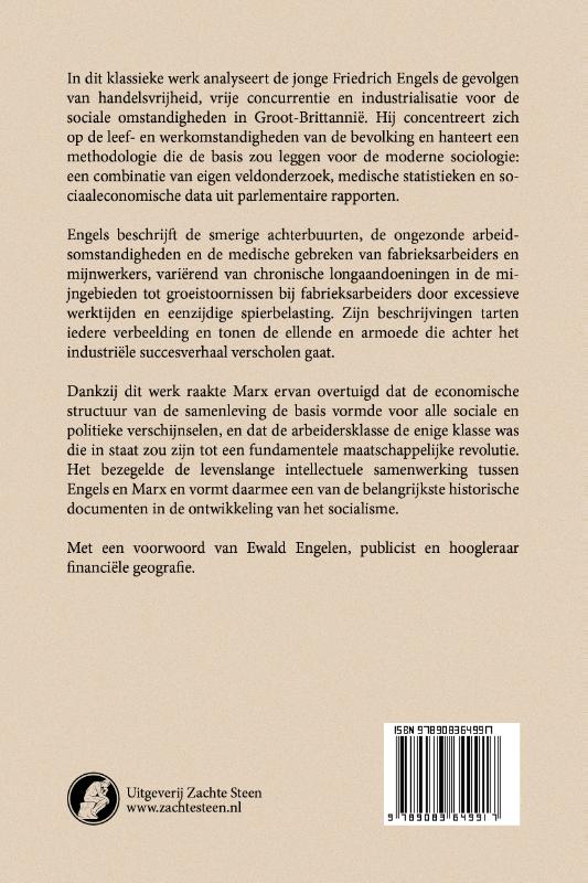 Achterkant van De toestand van de arbeidersklasse in Engeland