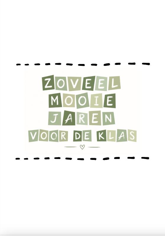 Achterkant van Mijn klassen
