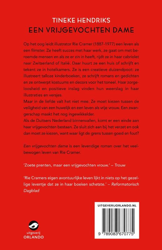 Achterkant van Een vrijgevochten dame