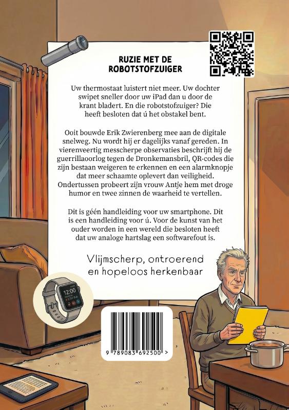 Achterkant van Ruzie met de Robotstofzuiger