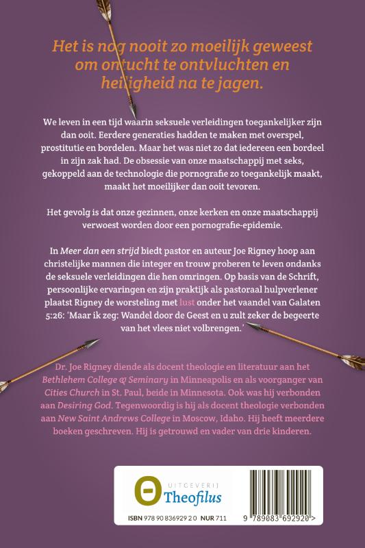 Achterkant van Meer dan een strijd