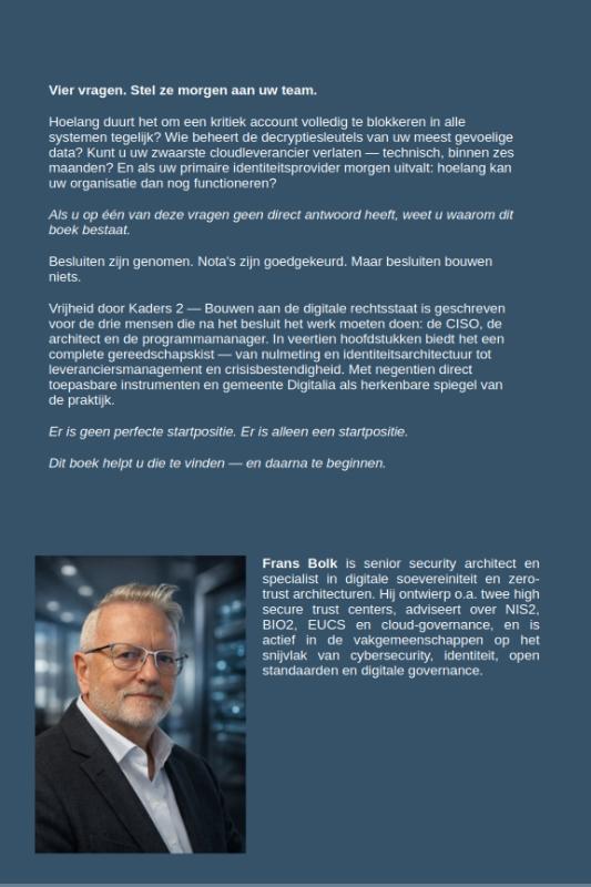 Achterkant van Vrijheid door Kaders