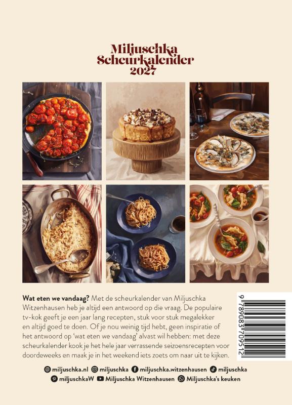 Achterkant van Miljuschka Scheurkalender 2027