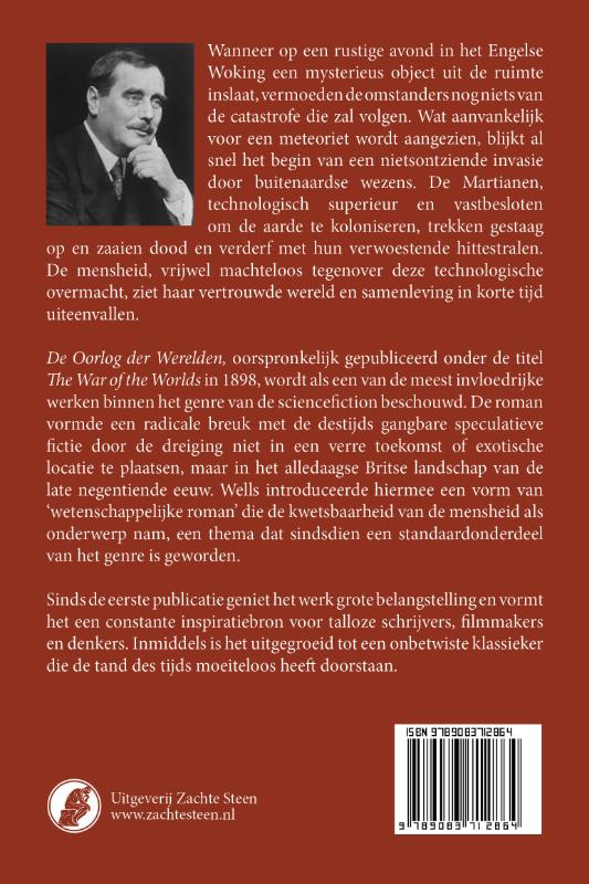 Achterkant van De oorlog der werelden - The war of the worlds