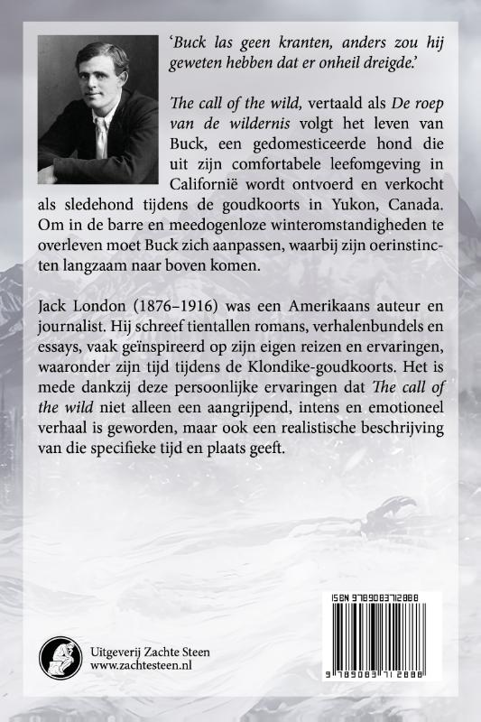 Achterkant van De roep van de wildernis - The call of the wild