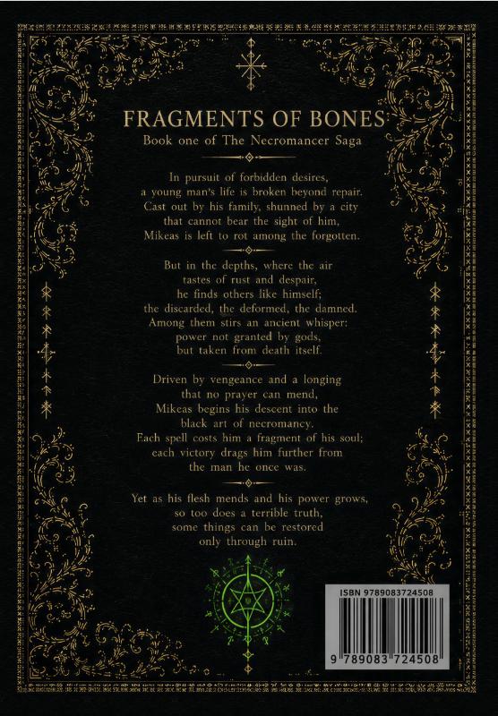 Achterkant van Fragments of Bones