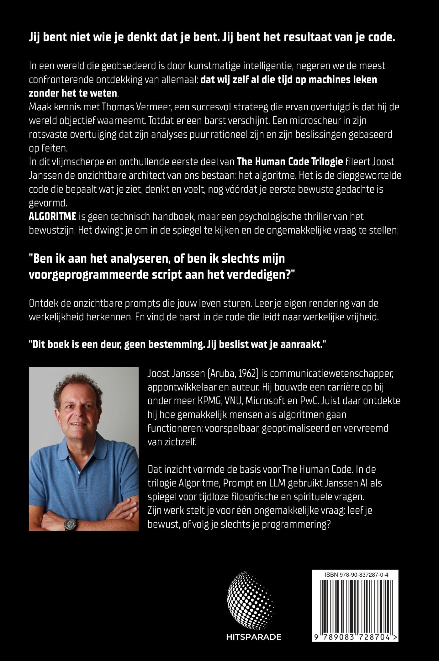 Achterkant van ALGORITME