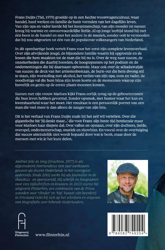 Achterkant van Frans Duijts - Vallen & opstaan