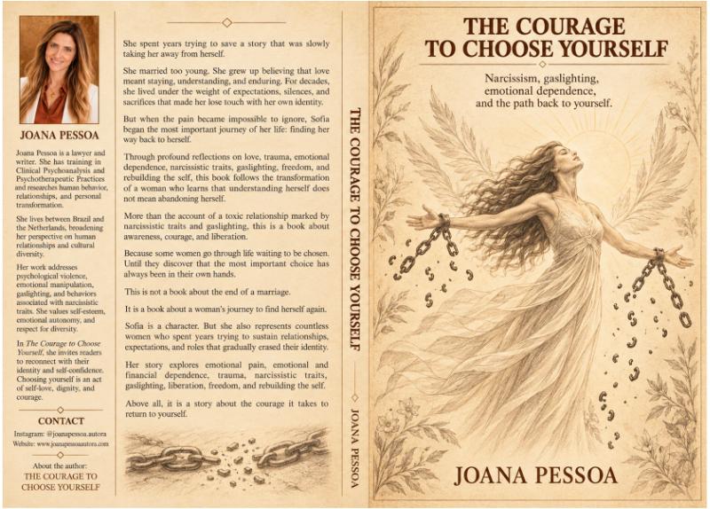 Achterkant van THE COURAGE TO CHOOSE YOURSELF