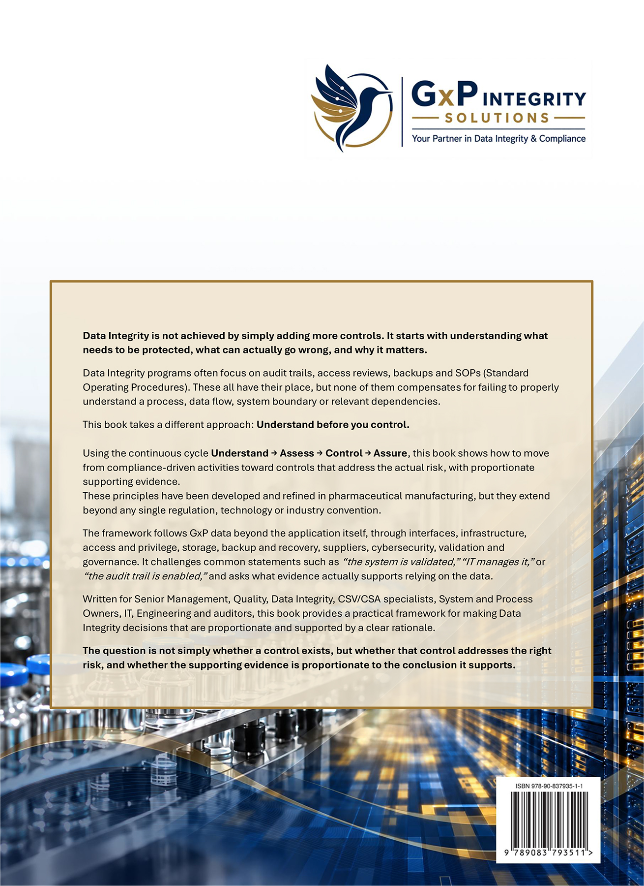 Achterkant van Risk-Based Data Integrity