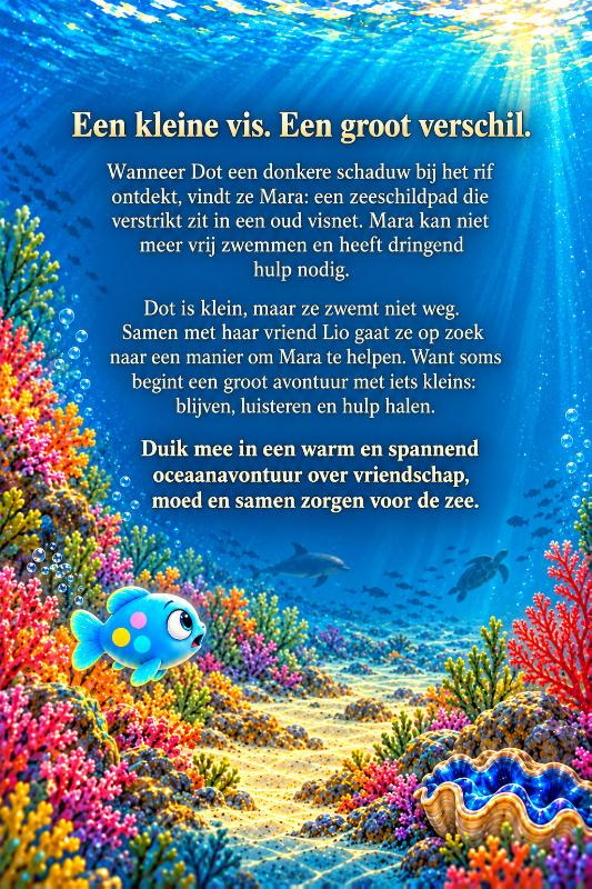 Achterkant van De reis van Dot