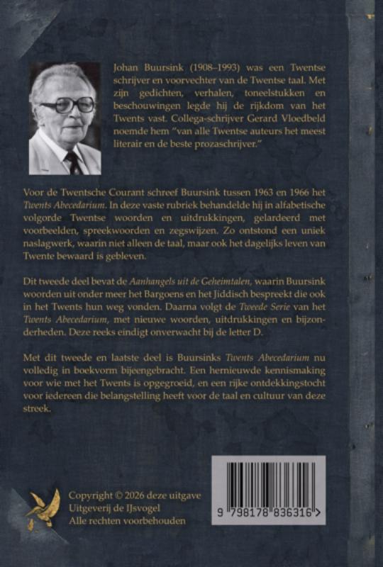 Achterkant van Twents Abecedarium II