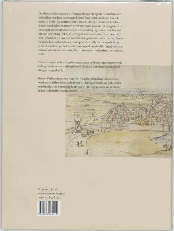 Achterkant van Historische Atlas van 's-Hertogenbosch