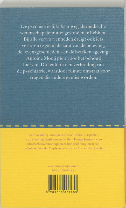 Achterkant van De psychische realiteit