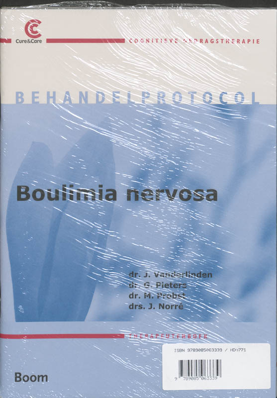 Achterkant van Behandelprotocol boulimia nervosa