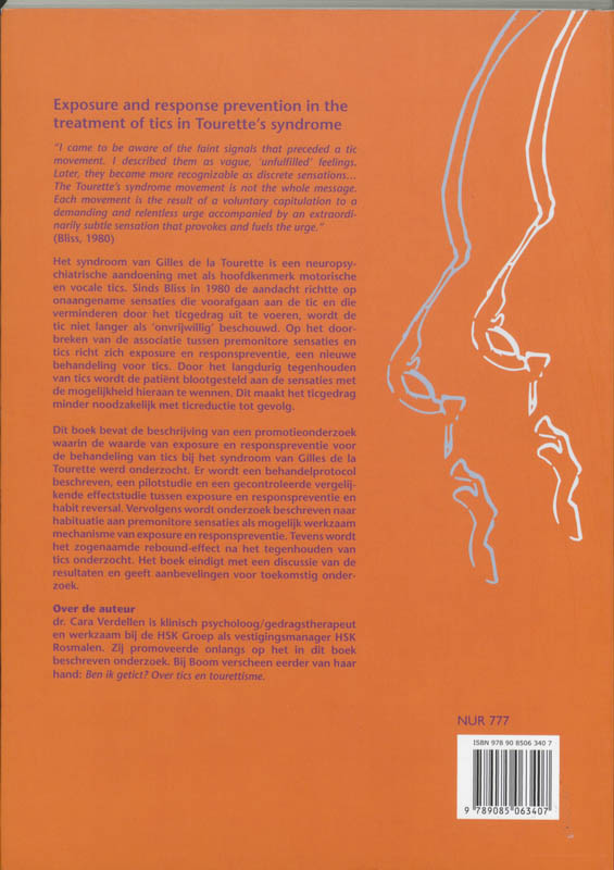 Achterkant van Exposure and response prevention in the treatment of tics in Tourette's syndrome