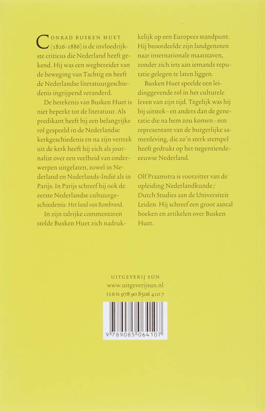 Achterkant van Busken Huet