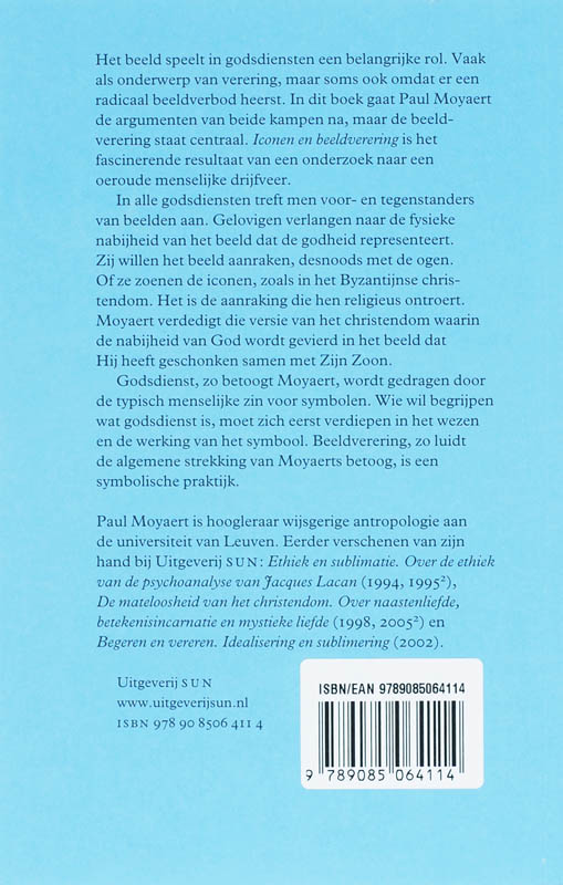 Achterkant van Iconen en beeldverering
