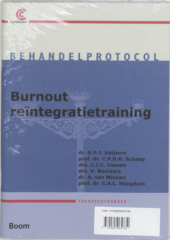 Achterkant van Burnout reintegratietraining