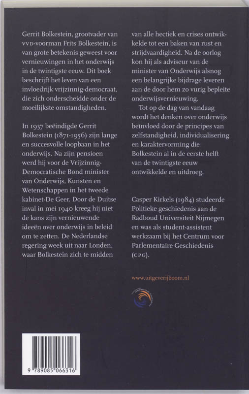 Achterkant van Architect van onderwijsvernieuwing