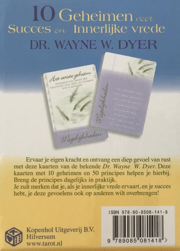 Achterkant van 10 geheimen voor succes en innerlijke vrede