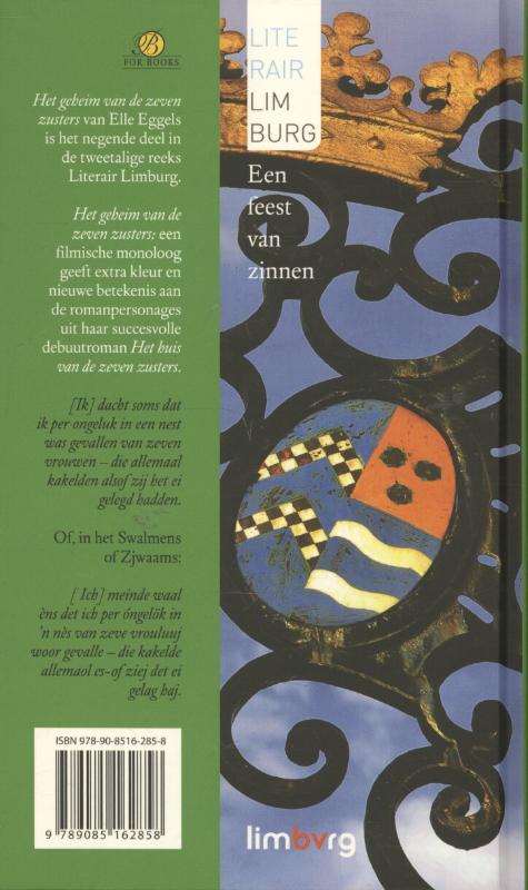 Achterkant van Het geheim van de zeven zusters
