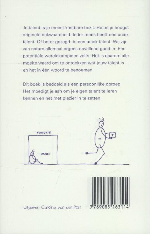Achterkant van Handboek voor talent