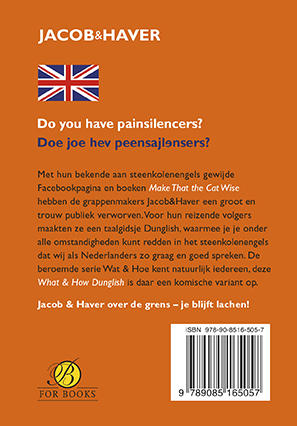 Achterkant van What & How Dunglish