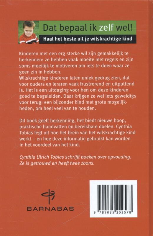 Achterkant van Dat bepaal ik zelf wel!