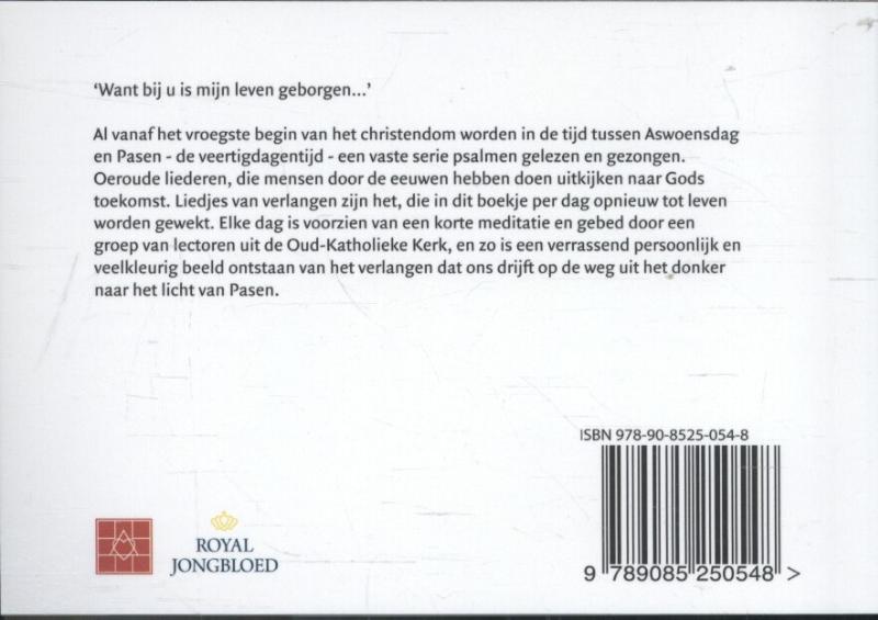 Achterkant van Liedjes van verlangen