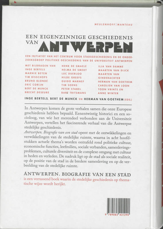 Achterkant van Antwerpen