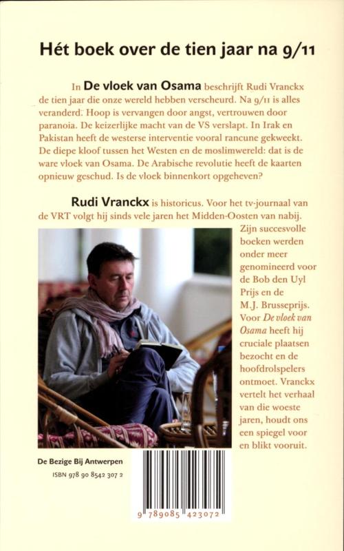 Achterkant van De vloek van Osama