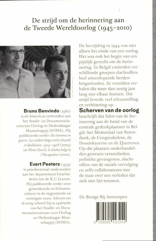 Achterkant van Scherven van de oorlog