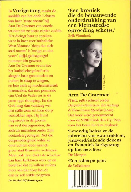 Achterkant van Vurige tong