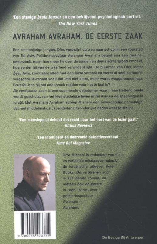 Achterkant van De verdwenen zoon