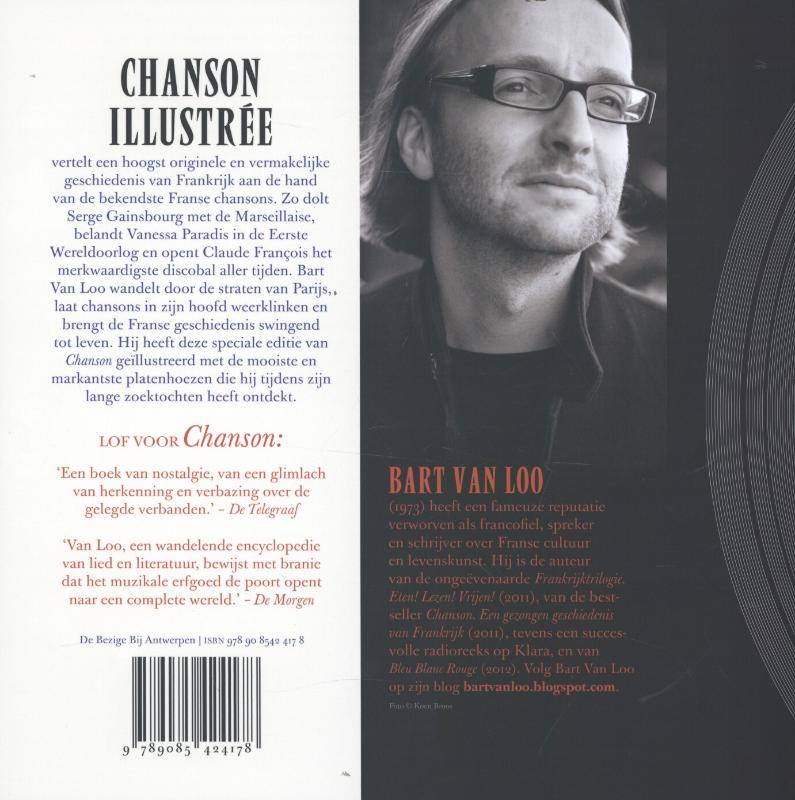 Achterkant van Chanson illustrée