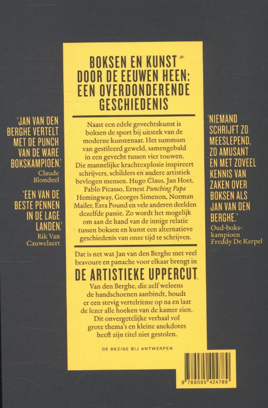 Achterkant van De artistieke uppercut