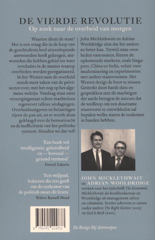 Achterkant van De vierde revolutie