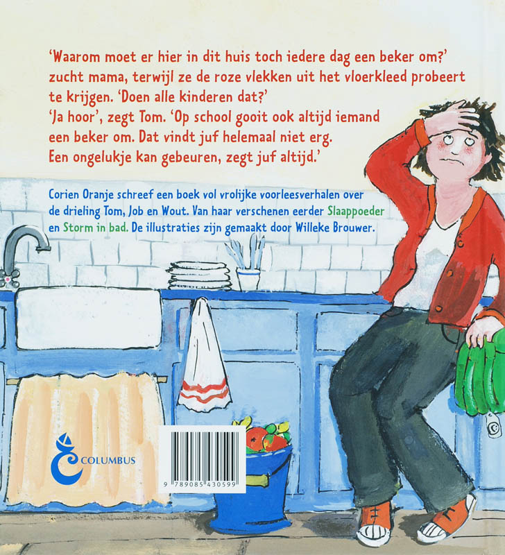 Achterkant van Een ongelukje kan gebeuren