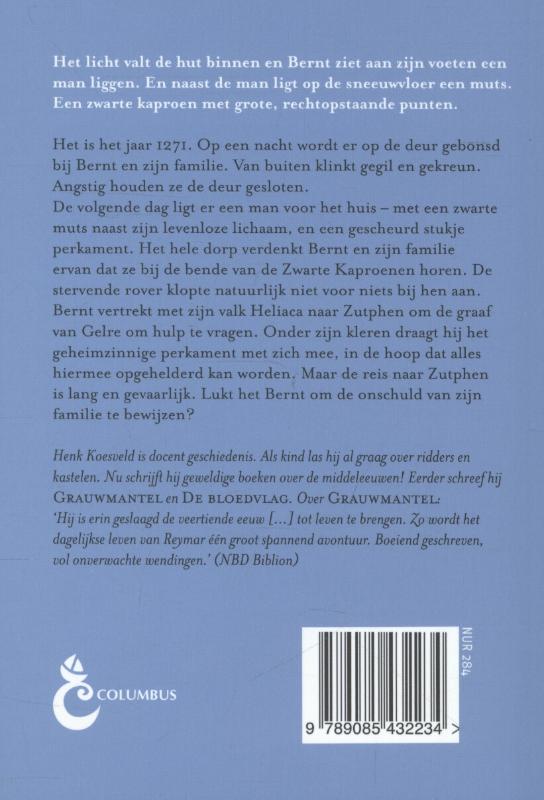 Achterkant van De bende van de zwarte kaproenen