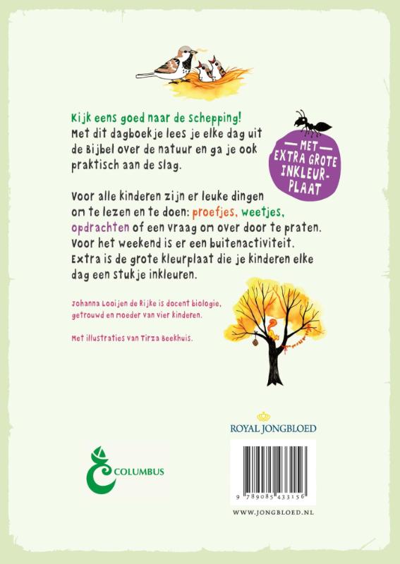 Achterkant van Mussen, mieren en mosterdzaadjes