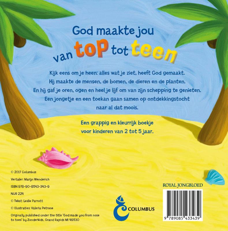 Achterkant van God maakte jou van top tot teen