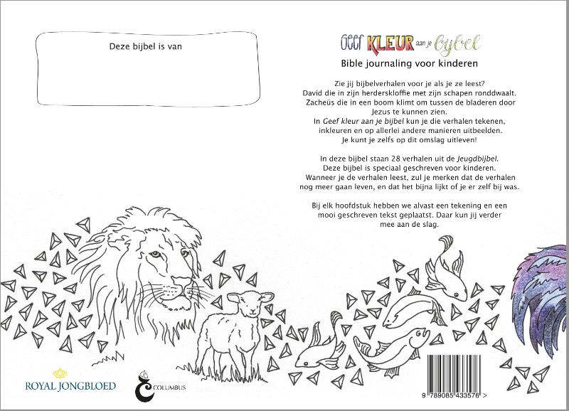 Achterkant van Geef kleur aan je bijbel