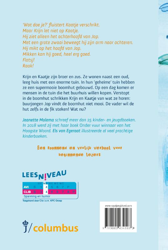 Achterkant van Krijn en Kaatje en de boomhut