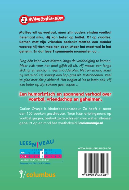 Achterkant van Voetbalschoenen met plakband
