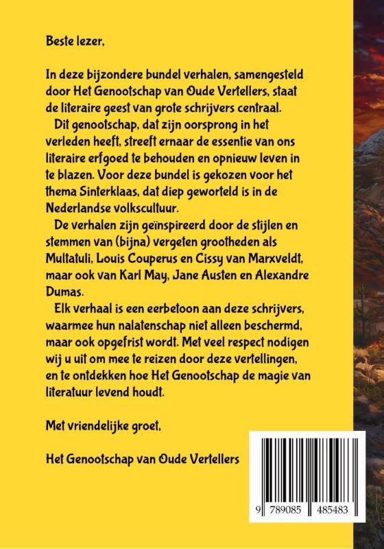 Achterkant van Sinterklaas in het Wilde Westen