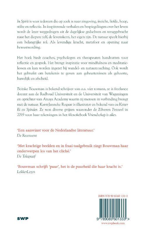 Achterkant van In Spirit