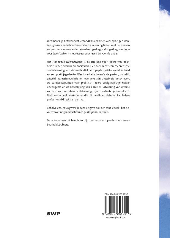 Achterkant van Handboek Weerbaarheid