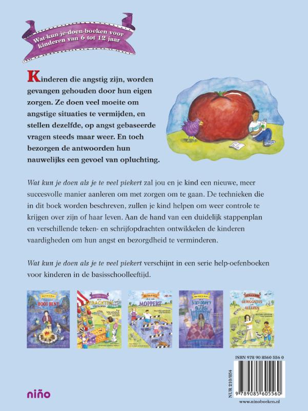 Achterkant van Wat kun je doen als je te veel piekert